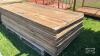 APPROX. 40 SHEETS OF USED T AND G SHEETING - 4