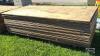APPROX. 40 SHEETS OF USED T AND G SHEETING - 4