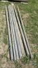 10 PIECES OF 1 1/2IN ALUMINUM PIPE