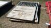 (3) 47IN GALVANIZED HORSE STALL SLIDING DOORS - 4