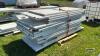 WHITE VINYL PLASTIC HOG PANELING WITH BOARDS - 3