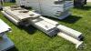 WHITE VINYL PLASTIC HOG PANELING WITH BOARDS - 5