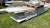 WHITE VINYL PLASTIC HOG PANELING WITH BOARDS - 6