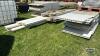 WHITE VINYL PLASTIC HOG PANELING WITH BOARDS - 7