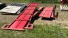 12FT STEEL SIDE RACKS OFF DUMP WAGON - 2
