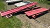 12FT STEEL SIDE RACKS OFF DUMP WAGON - 3