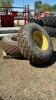 (2) UNMATCH 18.4-26 TIRES ON 8 BOLT RIMS
