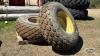 (2) UNMATCH 18.4-26 TIRES ON 8 BOLT RIMS - 2