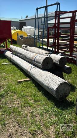 (6) APPROX. 8FT PIECES OF HYDRO POLE