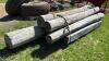 (6) APPROX. 8FT PIECES OF HYDRO POLE - 2