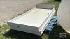 (2) PLASTIC COATED 3FT X 6FT 8IN MAN DOORS - 4