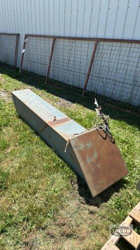 STEEL CHUTE WITH HINGE LID
