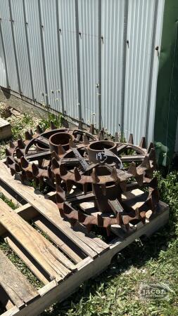 (4) BRILLION SPROCKET WHEELS