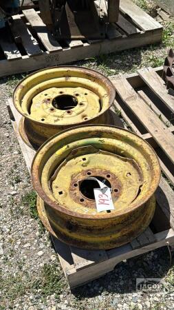 (2) 6 BOLT STEEL RIMS