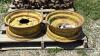 (2) 6 BOLT STEEL RIMS - 2