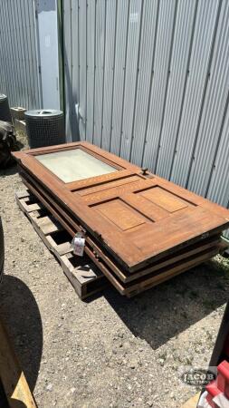 (7) WOODEN DOORS