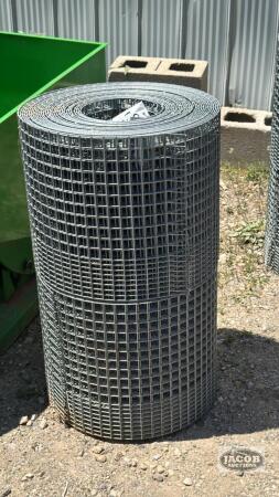 (2) 15IN ROLLS OF 12 GAUGE CAGE WIRE