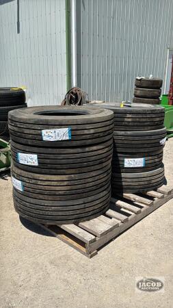 (8) UNUSED FORLANDER 11R22.5 TIRES