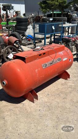 HORIZONTAL DEVILBISS 120GAL COMPRESSOR TANK