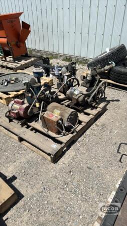 (3) SURGE VACCUM PUMPS WITH ELECTRIC MOTORS