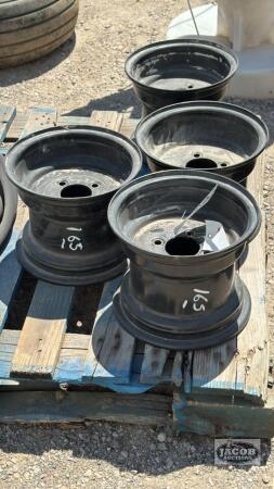 (4) STEEL ATV RIMS