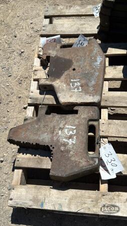 ONE AND A HALF WHITE FRONT END WEIGHT