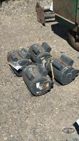 (4) 1HP ELECTRIC MOTORS