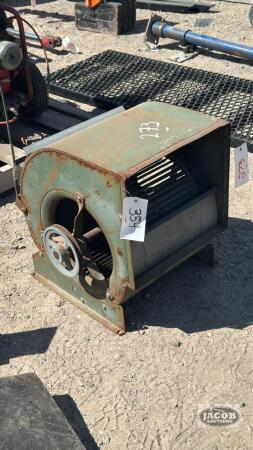 SQUIRREL CAGE FURNACE FAN WITH NO MOTOR