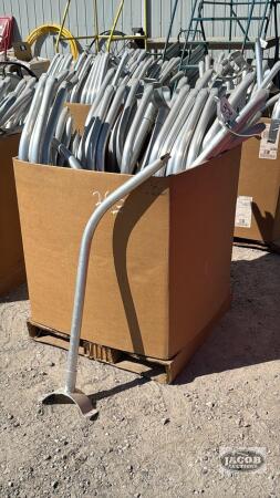 LOT OF 50 42IN BLOWER PIPES FOR AIR REELS