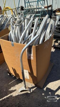 LOT OF 50 42IN BLOWER PIPES FOR AIR REELS
