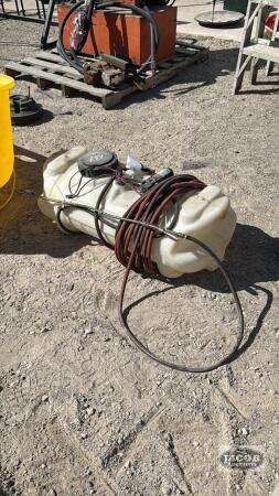 POLY ATV SPRAYER TANK WITH PUMP AND HOSES