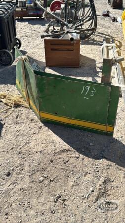 (2) JOHN DEERE METAL PANELS