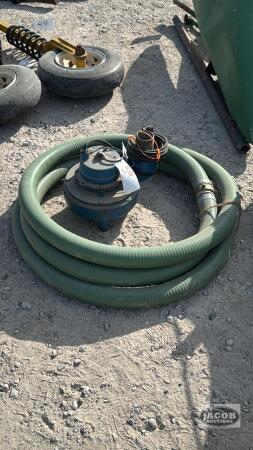 110 VOLT 1/3HP 2IN PUMP WITH HOSE