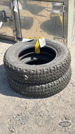(2) UNUSED CONTINENTAL TIRES 165SR14