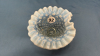 Opalescent Hobnail Fluted Vase -6in High - 2