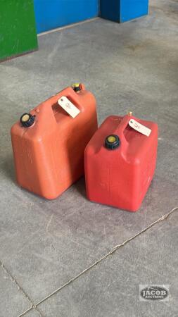 (2) JERRY CANS