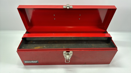 Metal Tool Box with Tray