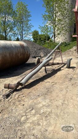 27FT X 6IN MANURE FILL PIPE ON TRANSPORT