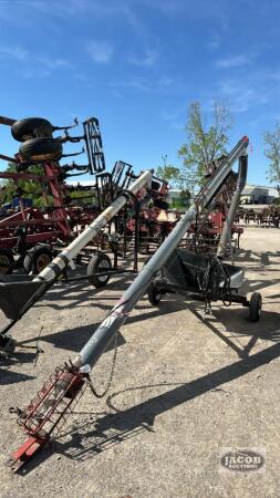 ELMER'S PORTABLE 20FT X 6IN GALV. TRANSFER AUGER