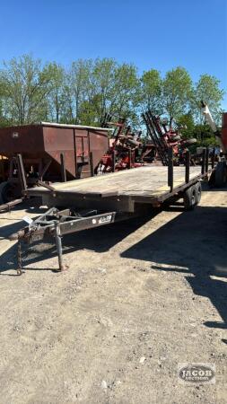 19FT X 8FT TANDEM DECKOVER FARM USE TRAILER