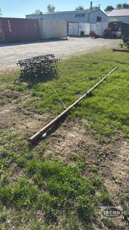 6-SECTION DIAMOND HARROWS AND POLE