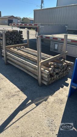 40 X 8FT CEDAR POSTS
