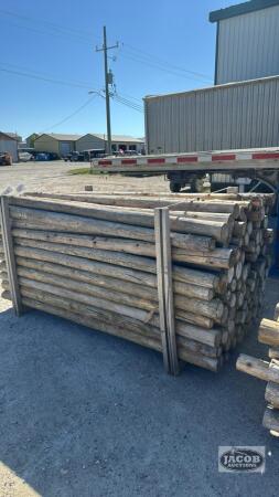 100 X 8FT CEDAR POSTS