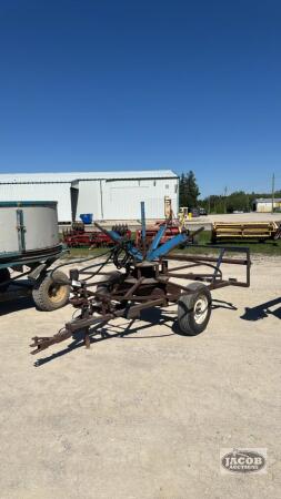 MANURE/IRRIGATION SINGLE AXLE REEL TRAILER