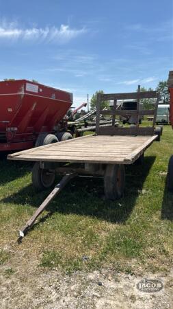 8FT X 16FT FLAT RACK WAGON