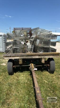 LOT OF 6 - 7FT NESTING CAGES