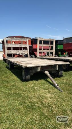 8FT X 18FT FLAT RACK WAGON