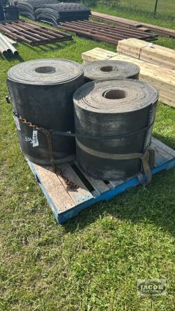 3 ROLLS OF HEAVY DUTY BELTING