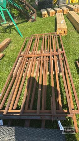 LOT OF 3 STEEL GATES