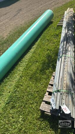 15 GALVANIZED 10FT STEEL POSTS